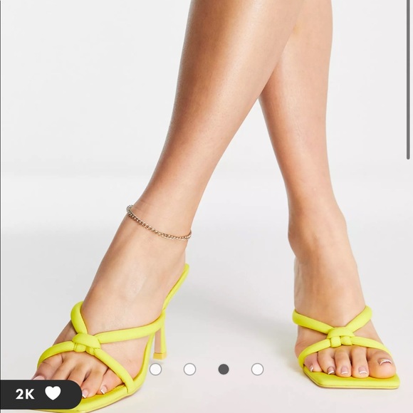 ASOS Yellow Knotted Sandals - Picture 15 of 16